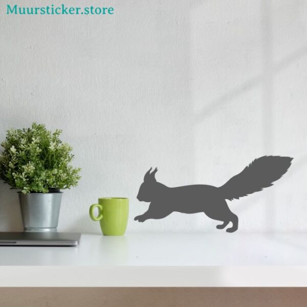 Muursticker eekhoorn