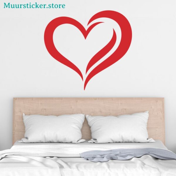 Muursticker hart