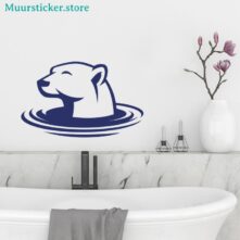Muursticker ijsbeer