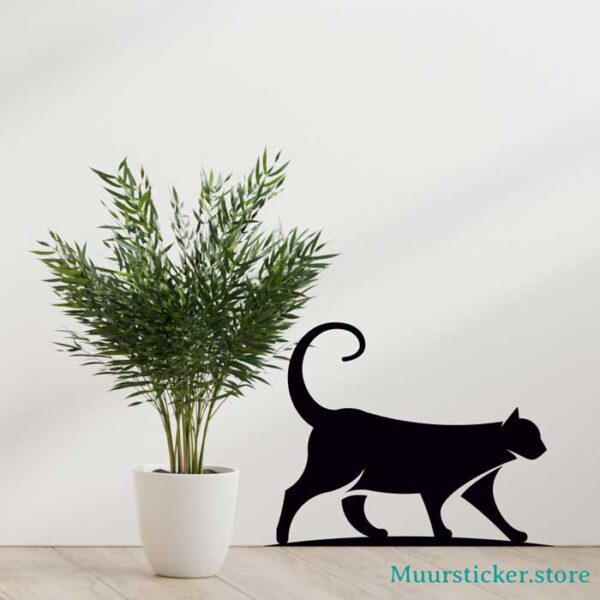 Muursticker kat